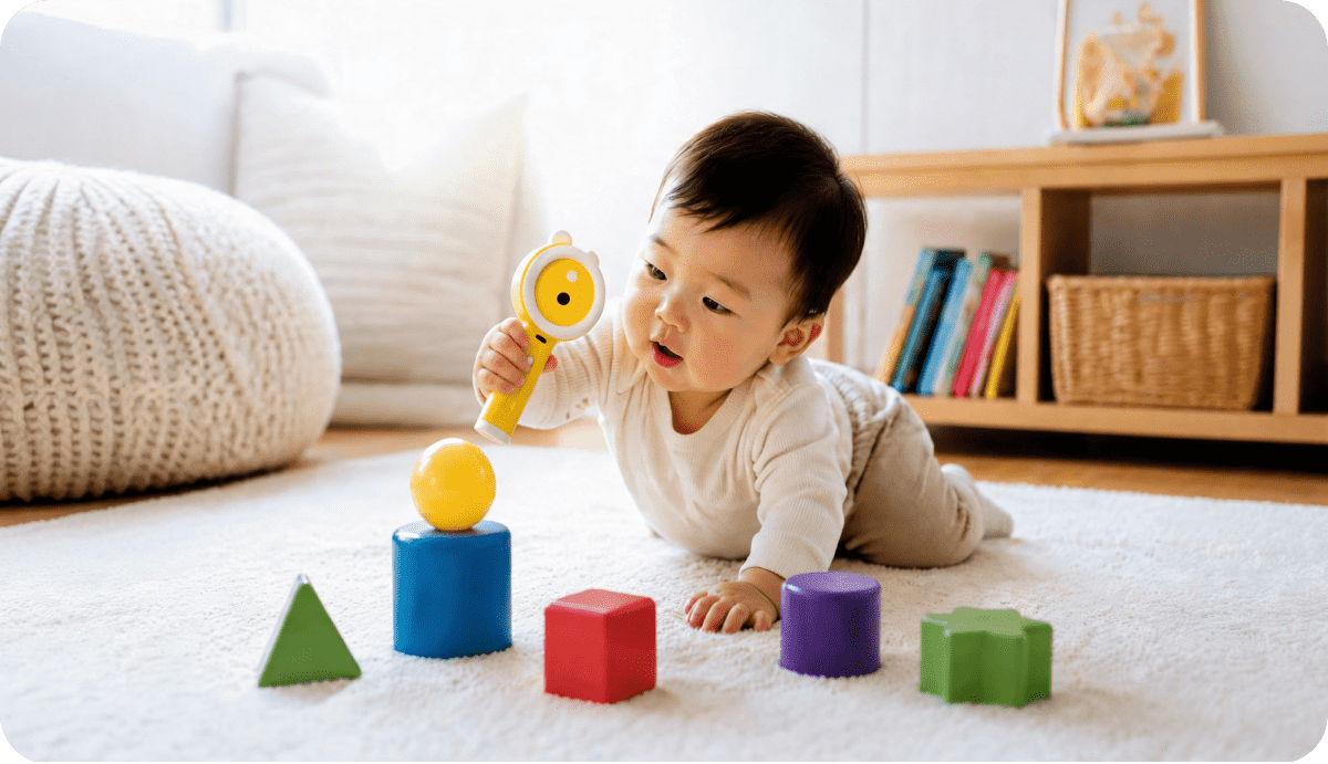 1岁+ 孩子探索示意